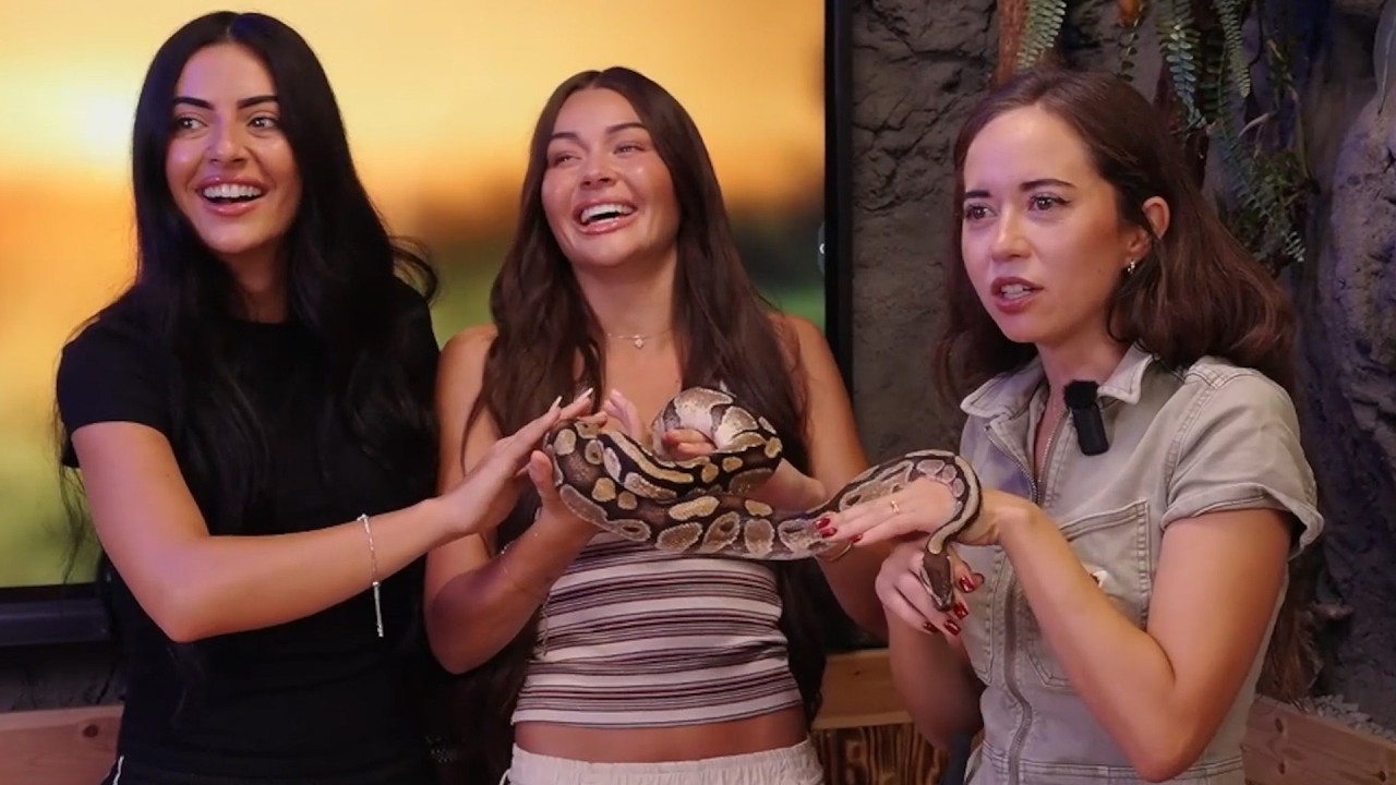 Christina and Amber visit Maya at her Animal Sanctuary!