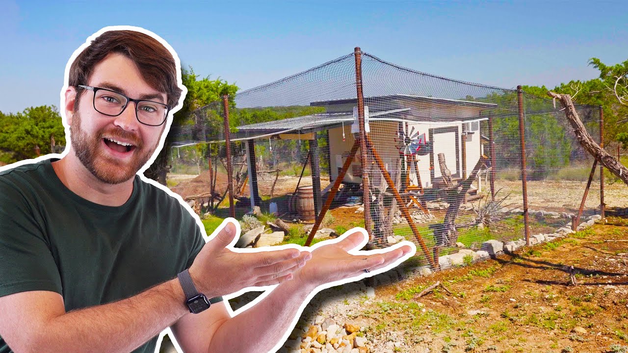 We built our chickens a mansion!