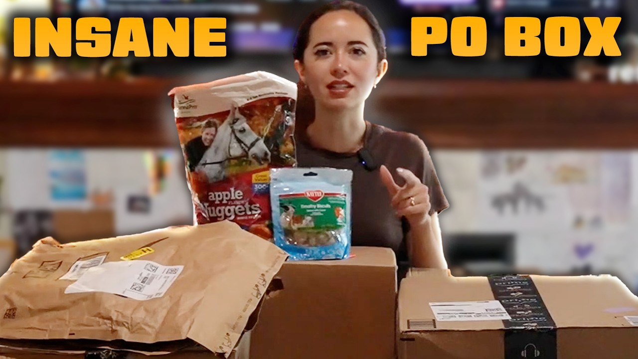 OUR BIGGEST PO BOX OPENING EVER (because maya didn't do it last month)