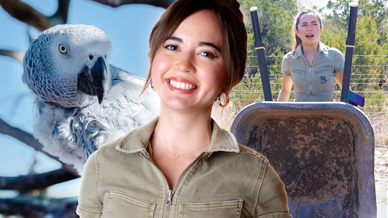 Maya Does a Day of Animal Care at Our Animal Sanctuary