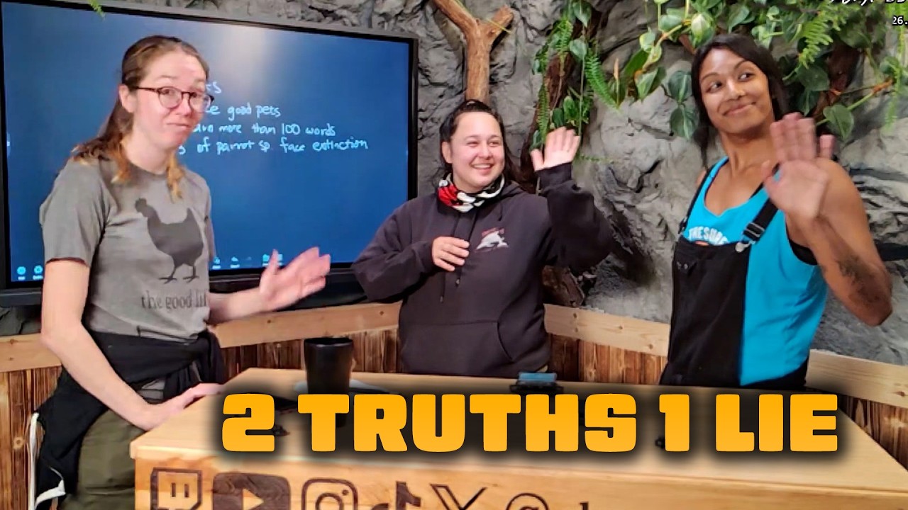 Two Truths and a Lie With Animal Care Staff!