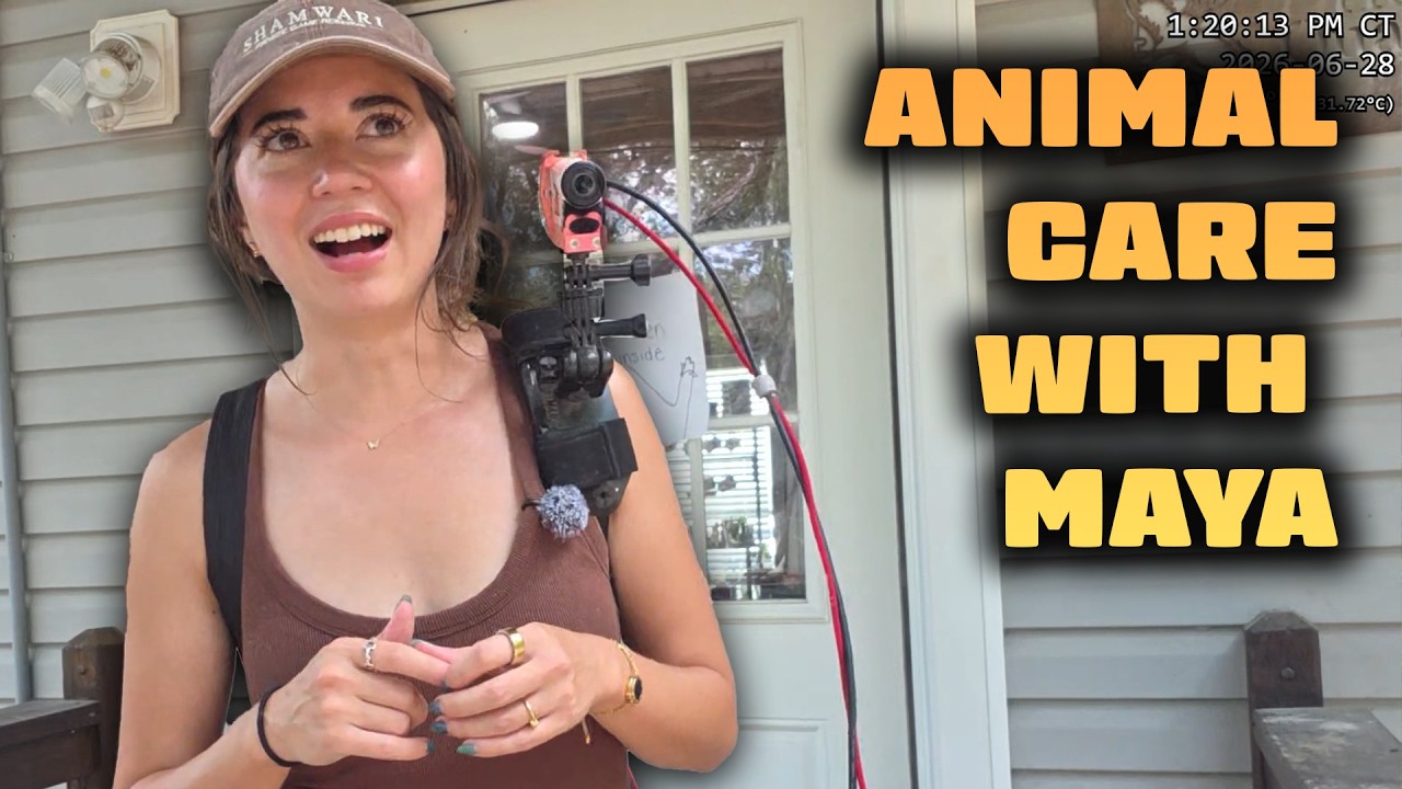 Maya Takes Over Animal Care for a Day