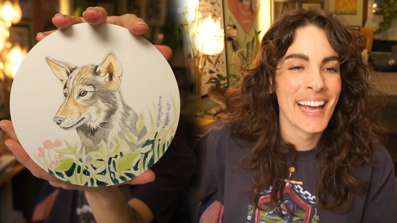 Wolf Paint Along with ipaintbirbs!