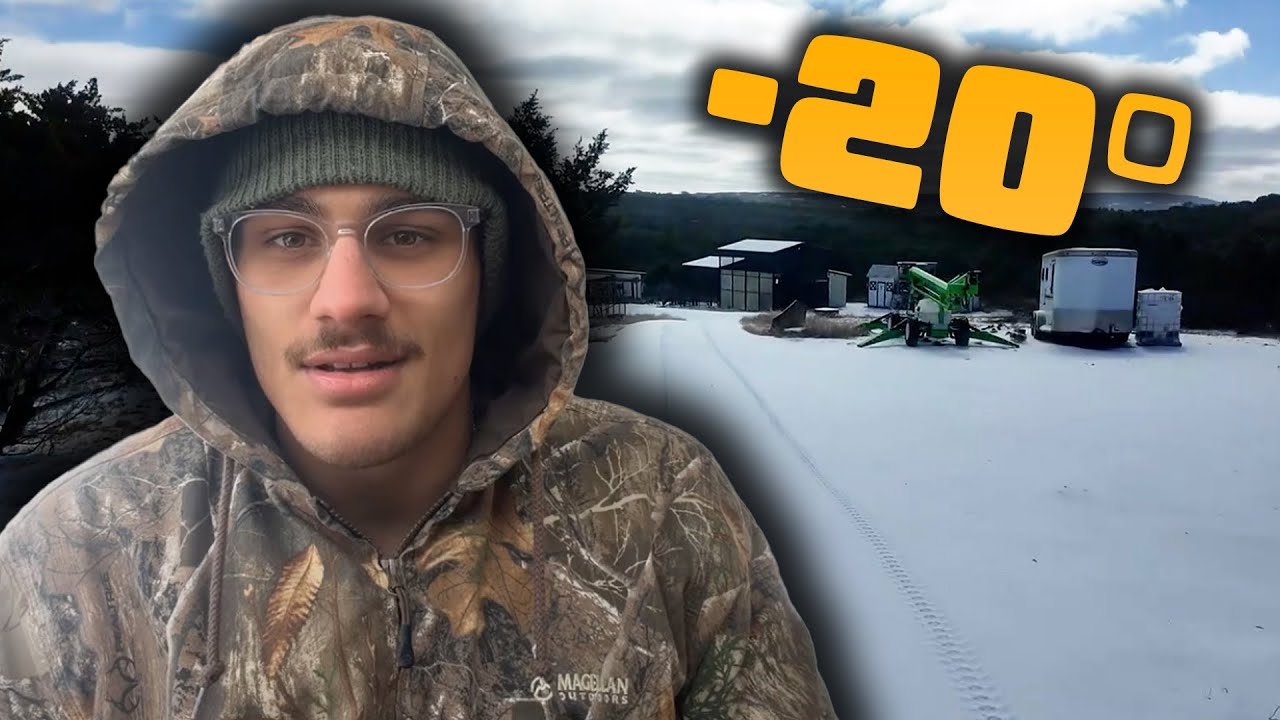 We Made Him Work In the Snow...